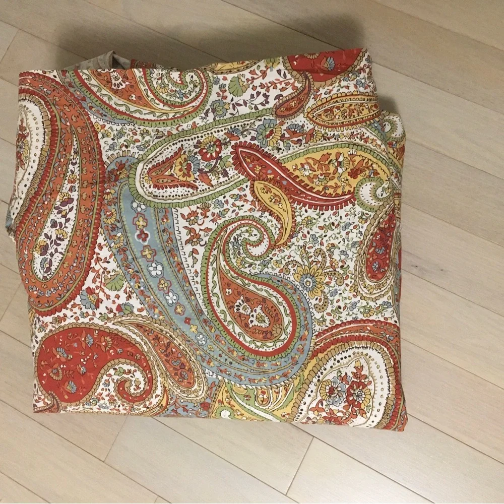 Pottery Barn Harper Paisley Duvet Cover